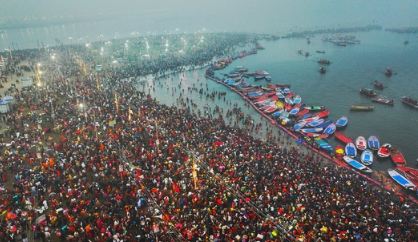 মহাকুম্ভের শাহি স্নানের জন্য বিমান ভাড়া ৫০,০০০
