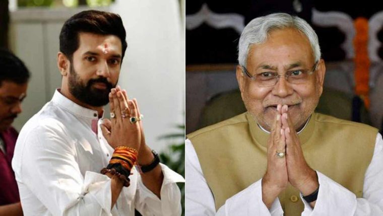 বিজেপি’র প্রার্থী ঘোষণারপরই এনডিএ’তে অসন্তোষক্ষুব্ধ নীতীশ, চিরাগ