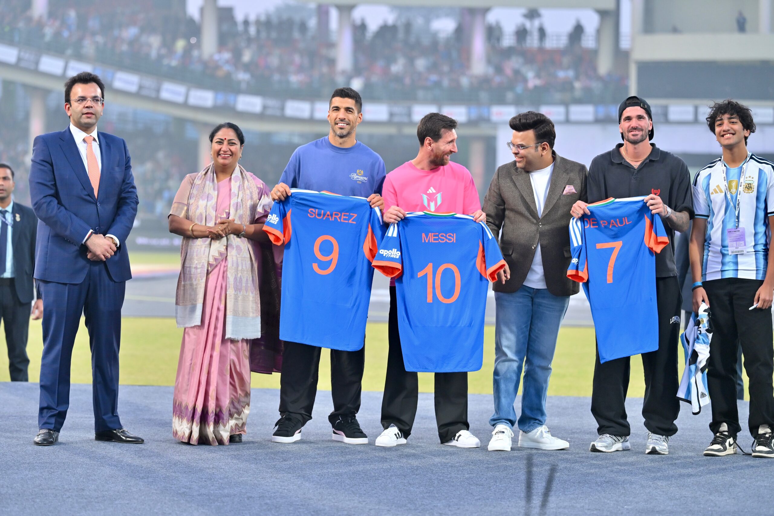 দিল্লিতে জমজমাট মেসি শো, বিশ্বকাপের টিকিট পেলেন রাজপুত্র